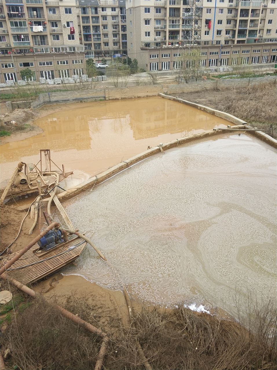 唐河沉淀池淤泥清理-厂区废水池淤泥清淤